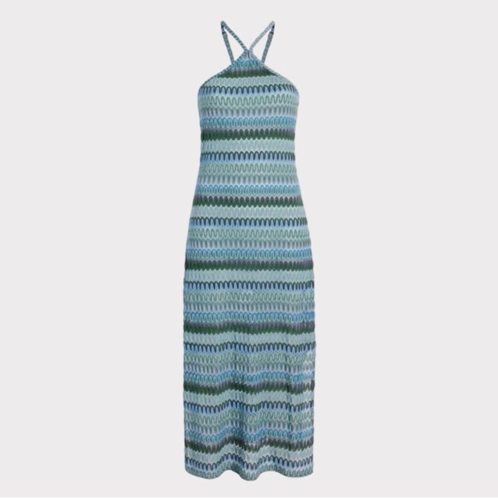 Hill House knit halter dress made in Italy